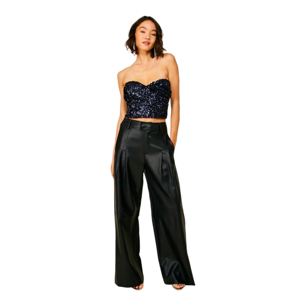 Black Wide-Leg Pants